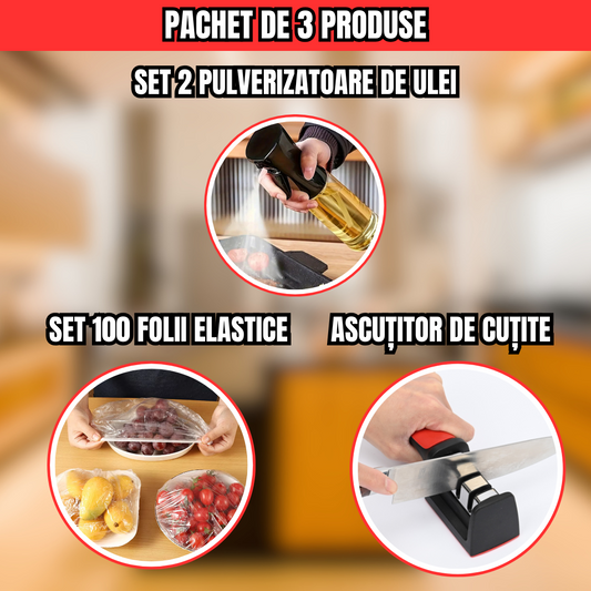 Pachet de 4 produse pentru bucătăria ta! Super Ofertă